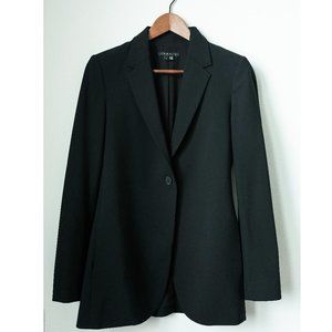 Theory Black Dalingwood One Button Blazer
